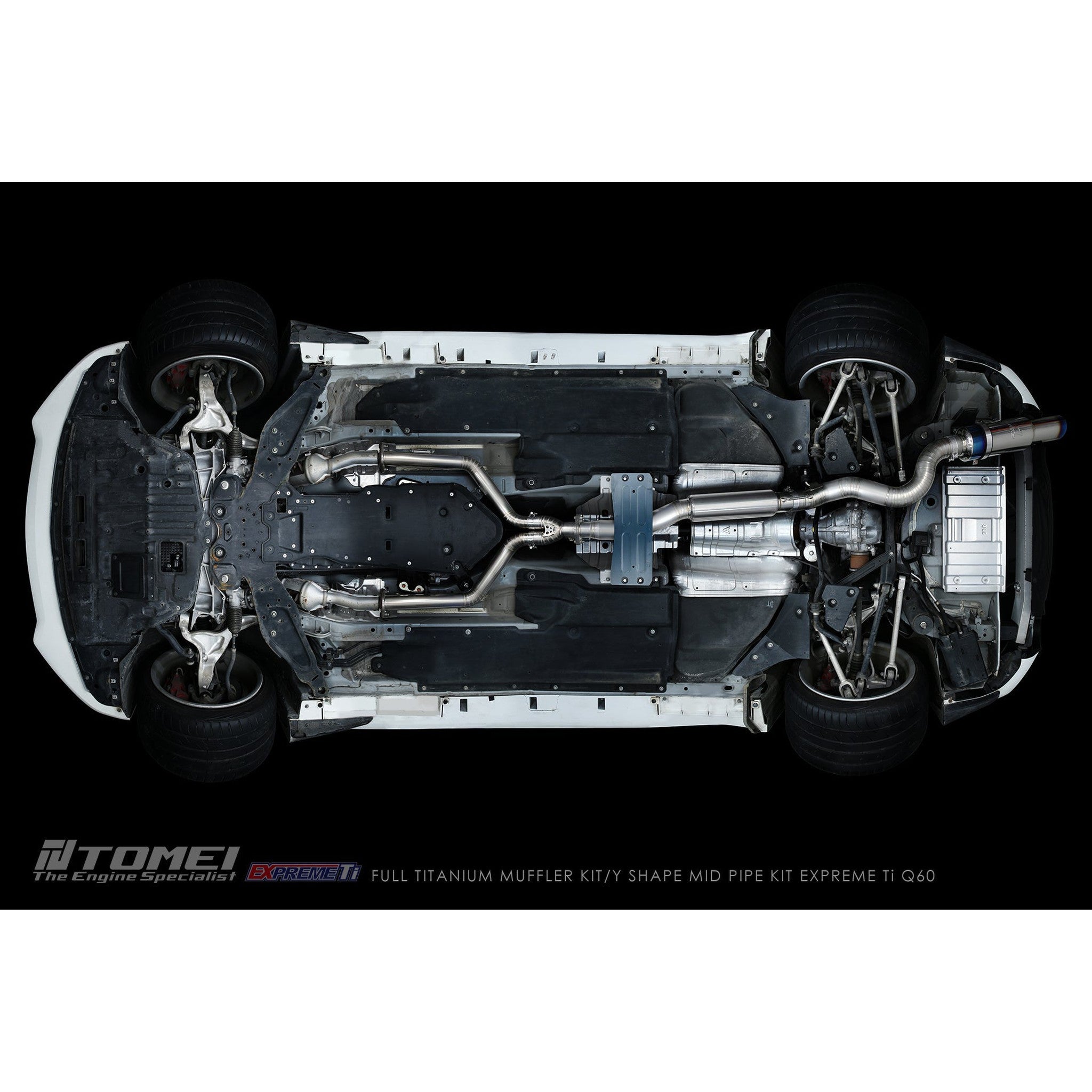 Tomei Expreme Ti Cat Back Exhaust Infiniti Q60 2017-2022 | TB6090-NS21B
