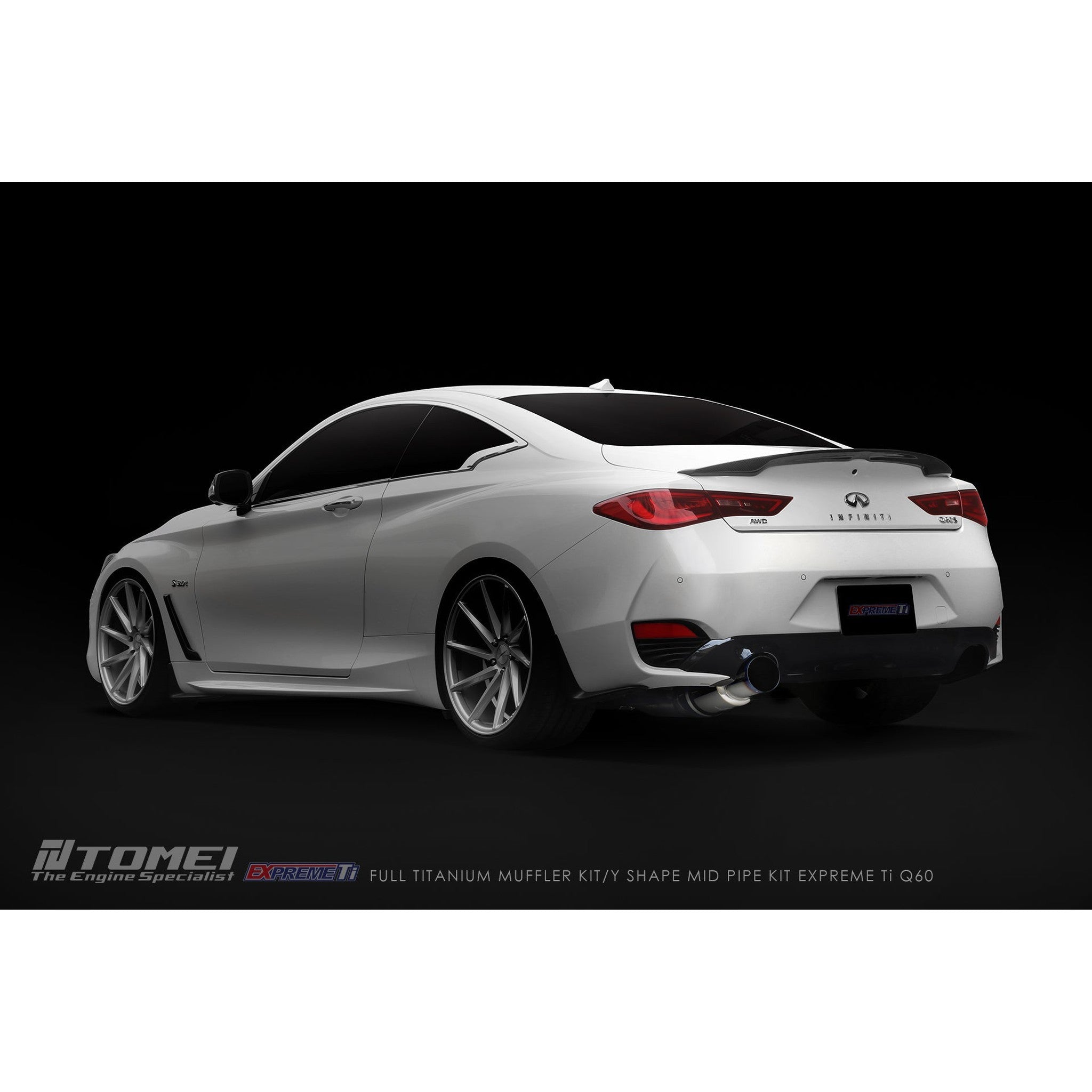 Tomei Expreme Ti Cat Back Exhaust Infiniti Q60 2017-2022 | TB6090-NS21B