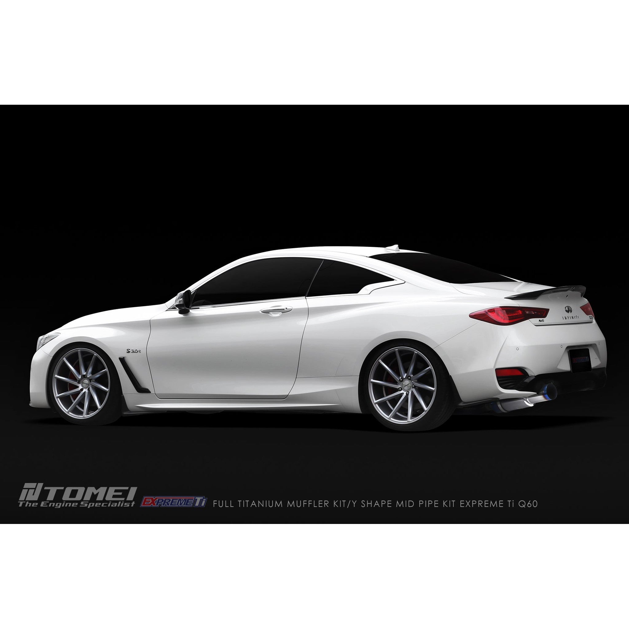 Tomei Expreme Ti Cat Back Exhaust Infiniti Q60 2017-2022 | TB6090-NS21B