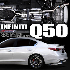 Tomei Full Titanium Muffler Kit Expreme Ti Infiniti Q50 | TB6090-NS21A
