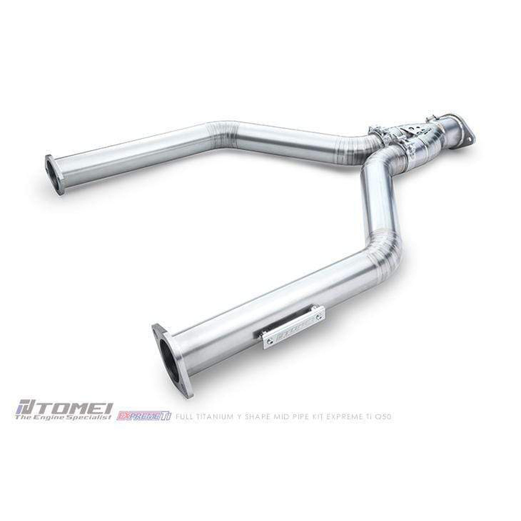 Tomei Full Titanium Y Shaped Mid Pipe for Infiniti Q50 / Q60 2014-2022 | TB6110-NS21A