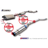 Tomei Titanium Cat Back Exhaust Toyota Cresta / Chaser 1JZ-GTE | TB6090-TY04A
