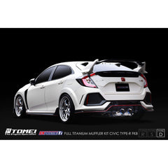Tomei Titanium Cat Back Exhaust "Type-D" Honda Civic Type-R 2017-2020 | TB6090-HN06C