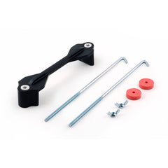 Tomioka Rubber Battery Tie Down Kit w/ 10in J Hooks & Bolts (6 7/8")