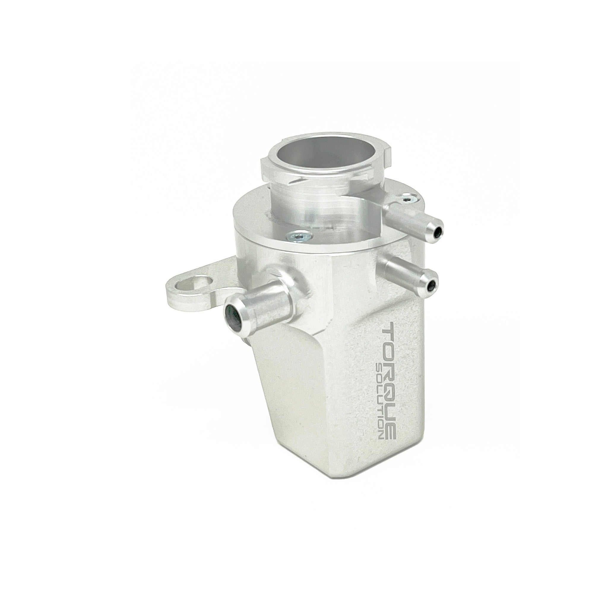 Torque Solution Coolant Expansion Tank Silver Subaru WRX 2002-2007 / 2004-2021 | TS-SU-679S