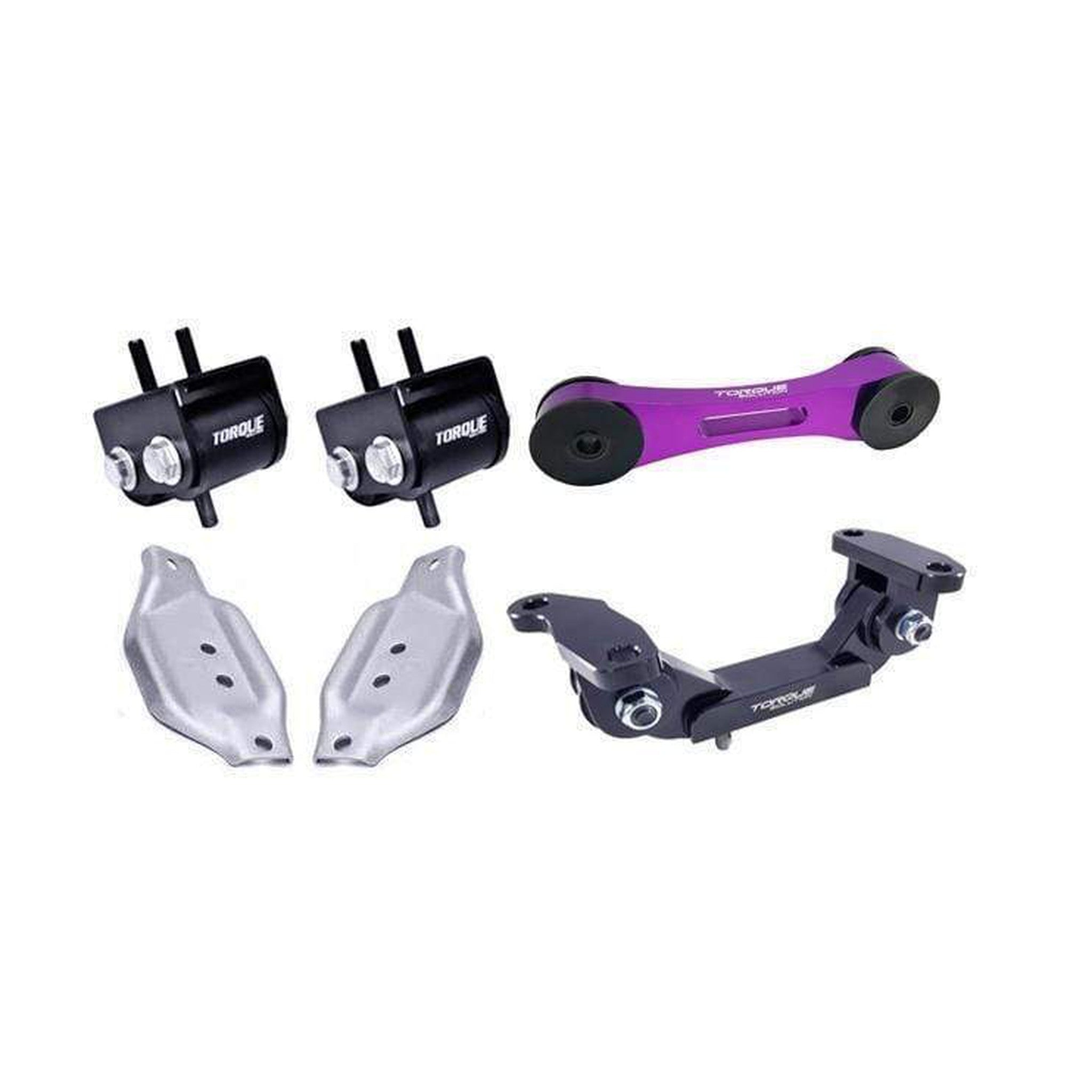 Torque Solution Engine / Transmission / Pitch Mount Set Purple WRX 2002-2014 / STI 2004-2021