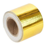 Torque Solution Gold Reflective Heat Tape 2inx30ft | TS-GT-2x30