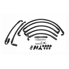 Torque Solution PTFE Fuel Line Kit w/ Flex Fuel: Subaru WRX STI 08-21 / WRX 08-14 | TS-SU-6FLK-AM-P-08-FF