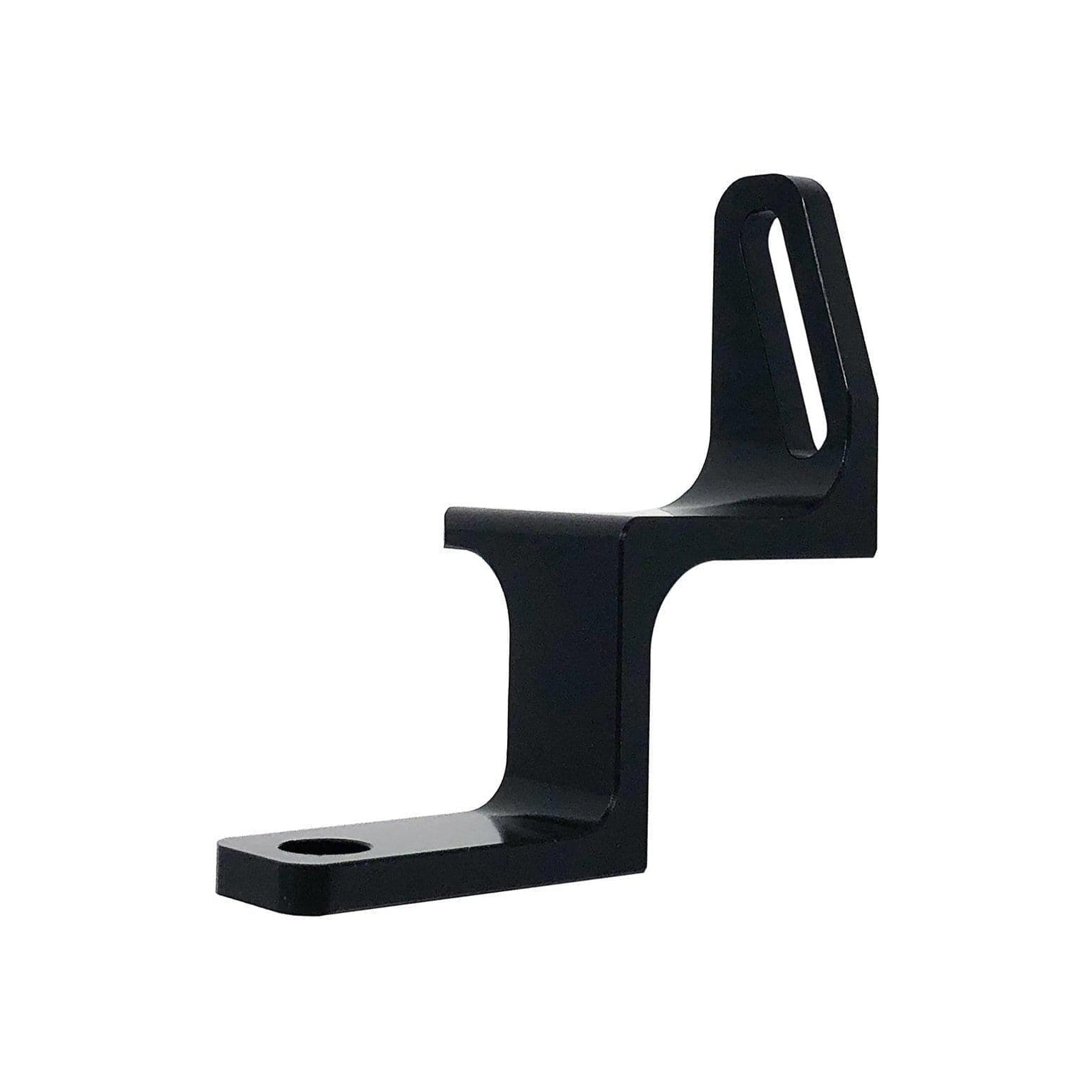 Torque Solution Reversed Intake Manifold Alternator Relocation Bracket Black Kit Subaru WRX 02-14 / STI 04-20 | TS-SU-440BK-K