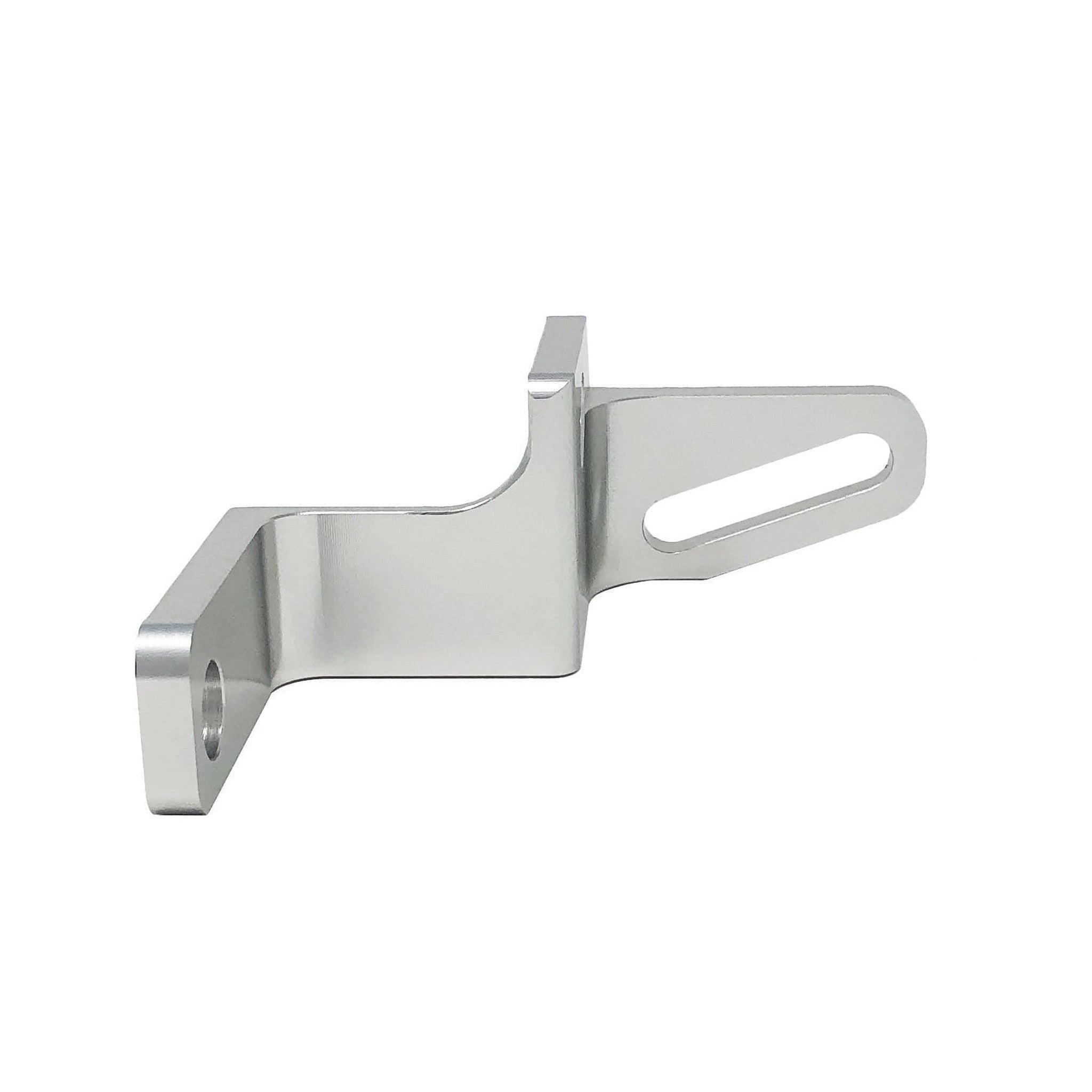 Torque Solution Reversed Intake Manifold Alternator Relocation Bracket Silver Subaru WRX 02-14 / STI 04-20 | TS-SU-440S