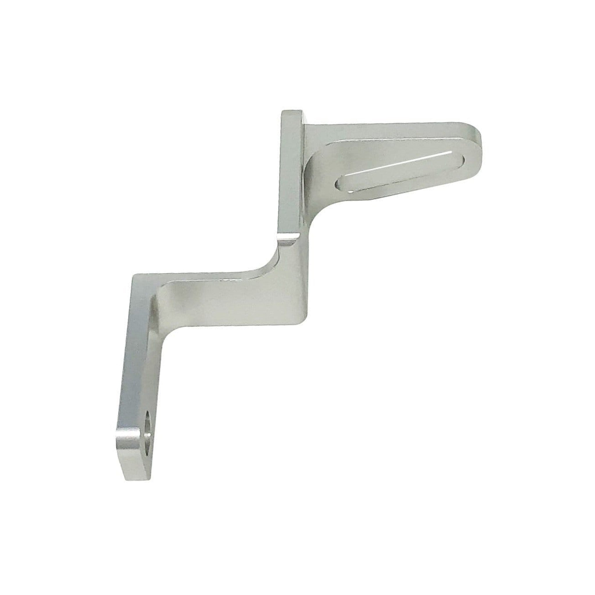 Torque Solution Reversed Intake Manifold Alternator Relocation Bracket Silver Subaru WRX 02-14 / STI 04-20 | TS-SU-440S