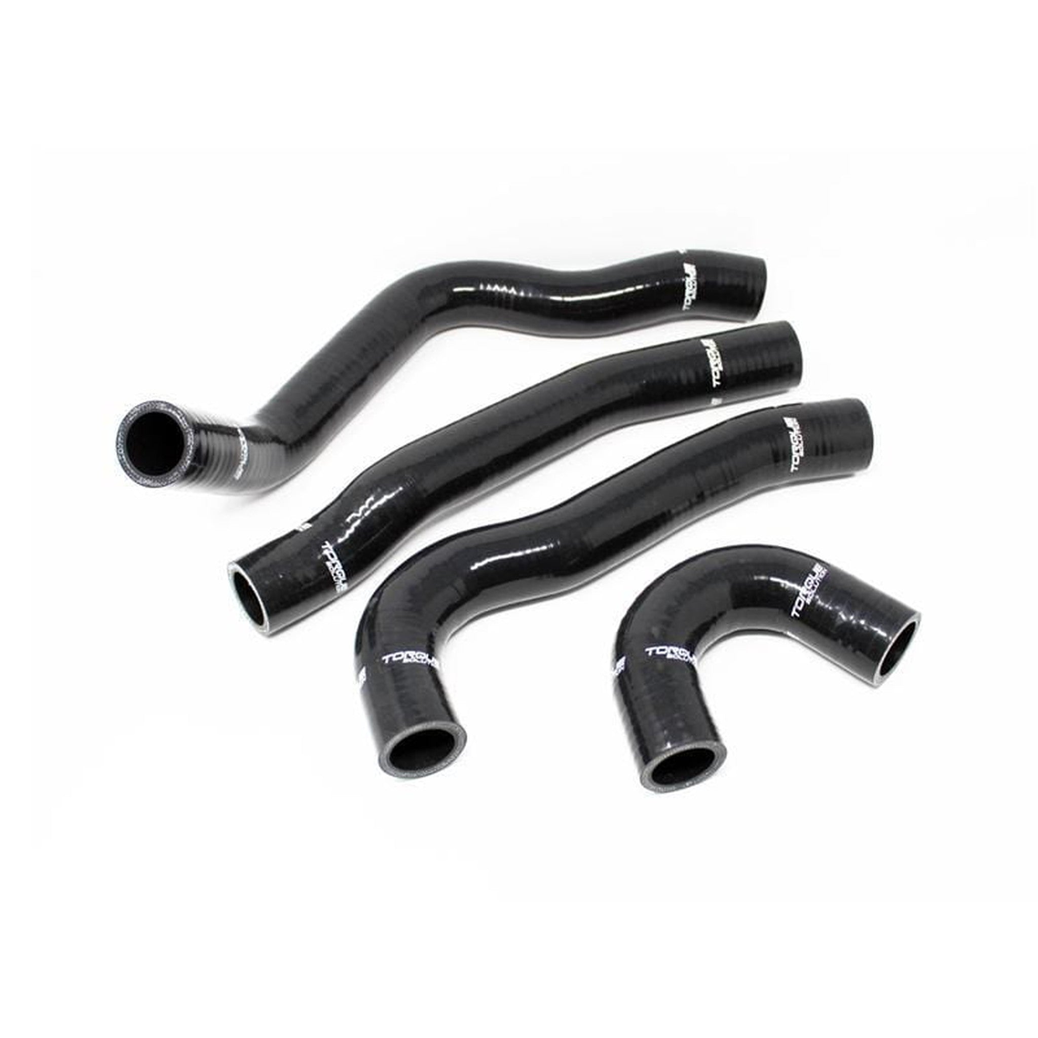 Torque Solution Silicone Radiator Hose Kit Black Mitsubishi Evolution X 2008-2015 | TS-EVX-434BK