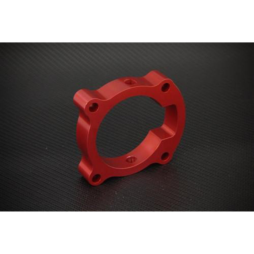 Torque Solution Throttle Body Spacer (Red) Hyundai Genesis Coupe 2.0T 2010-2013 | TS-TBS-018R