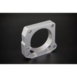 Torque Solution Throttle Body Spacer (Silver) 1999-2000 Honda Civic Si | TS-TBS-006-2