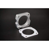 Torque Solution Throttle Body Spacer (Silver) 2009+ Acura TS 2.4L | TS-TBS-017-1