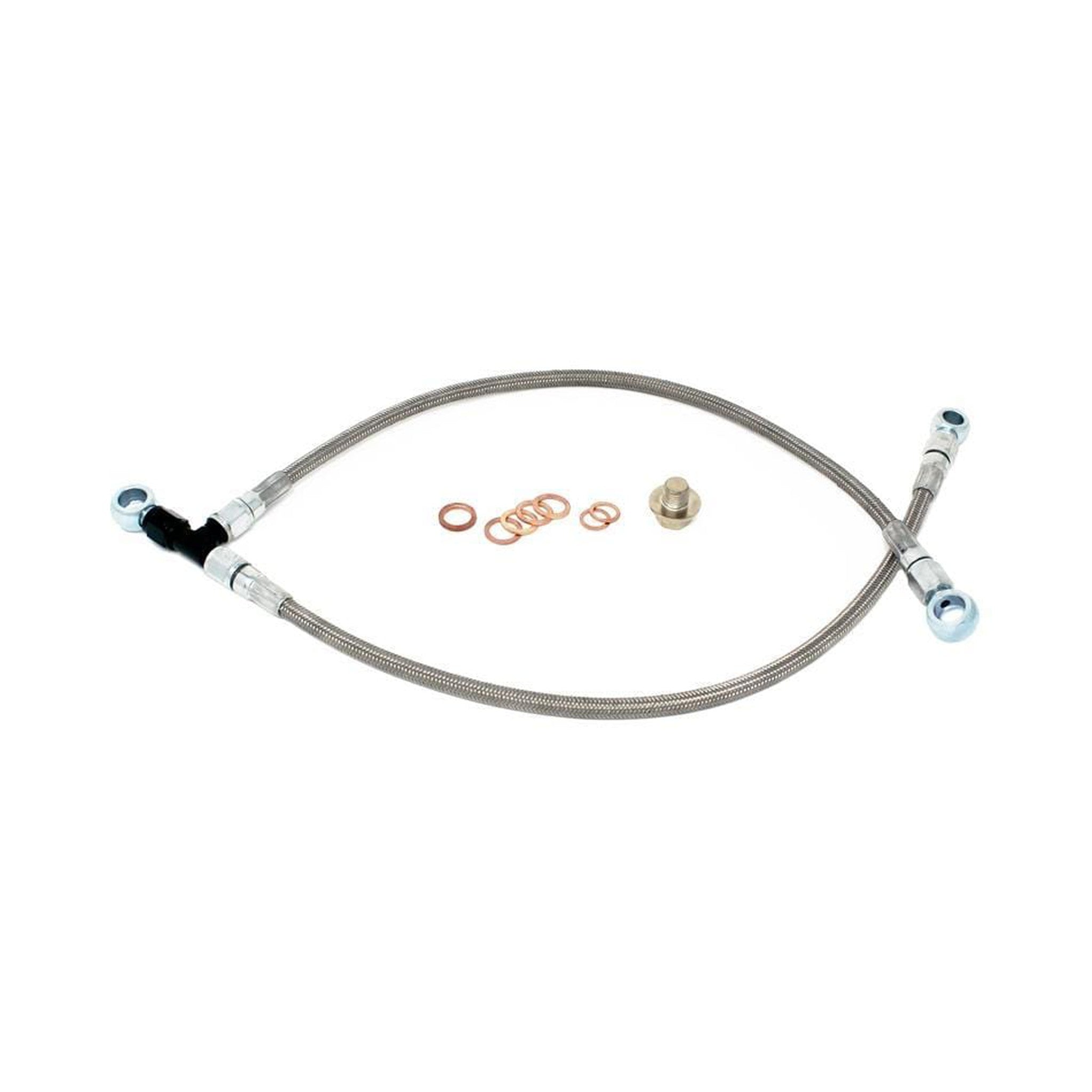 Torque Solution Turbo Oil Feed Line Kit: Subaru EJ Stock Location | TS-SU-577