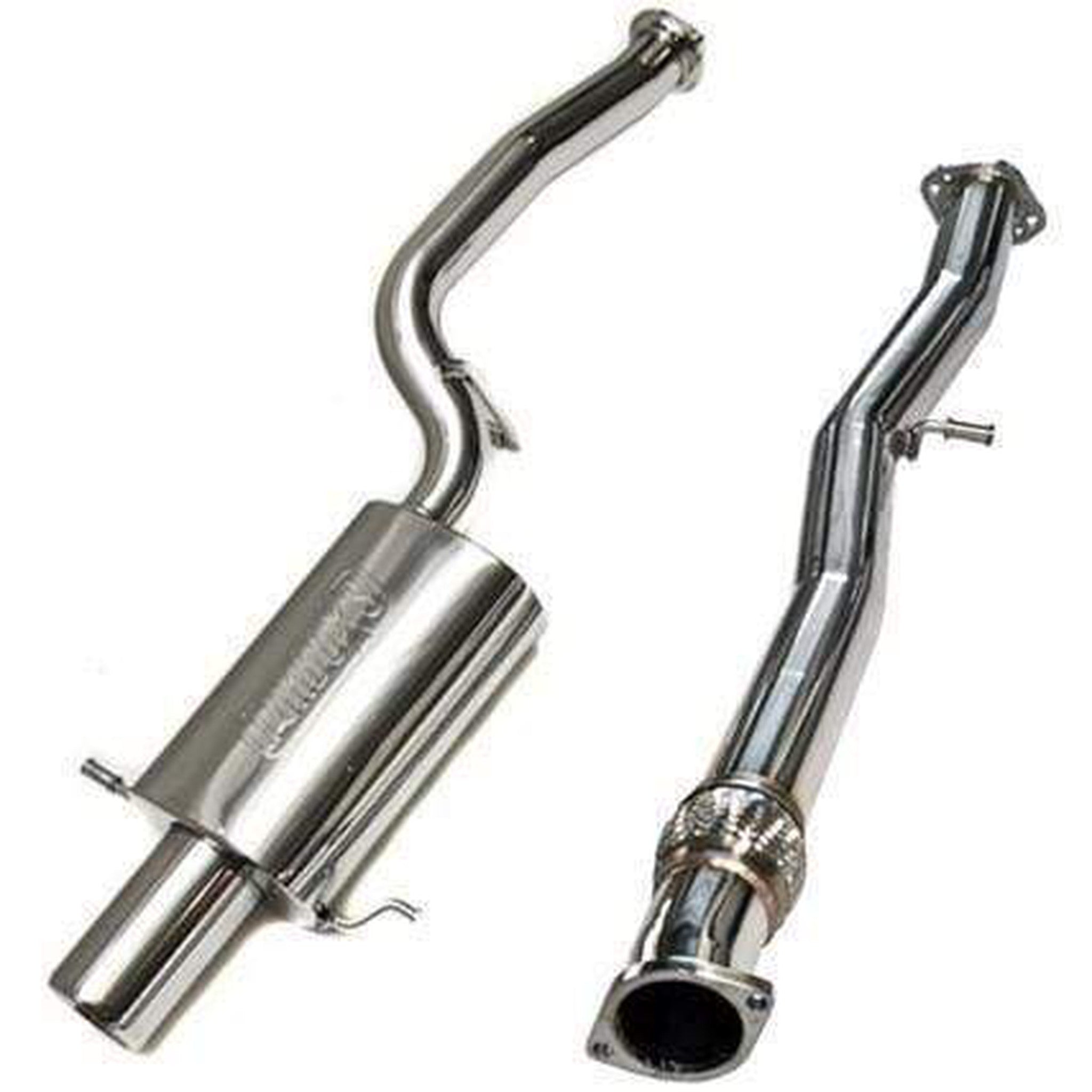 Turbo XS 3inch Cat Back Exhaust Polished Tips Subaru WRX / STI 2002-2007