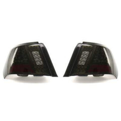 Valenti Jewel LED Tail Light Light Smoke Lens w/ Black Chrome Reflector Subaru WRX/STI Sedan 2008-2014