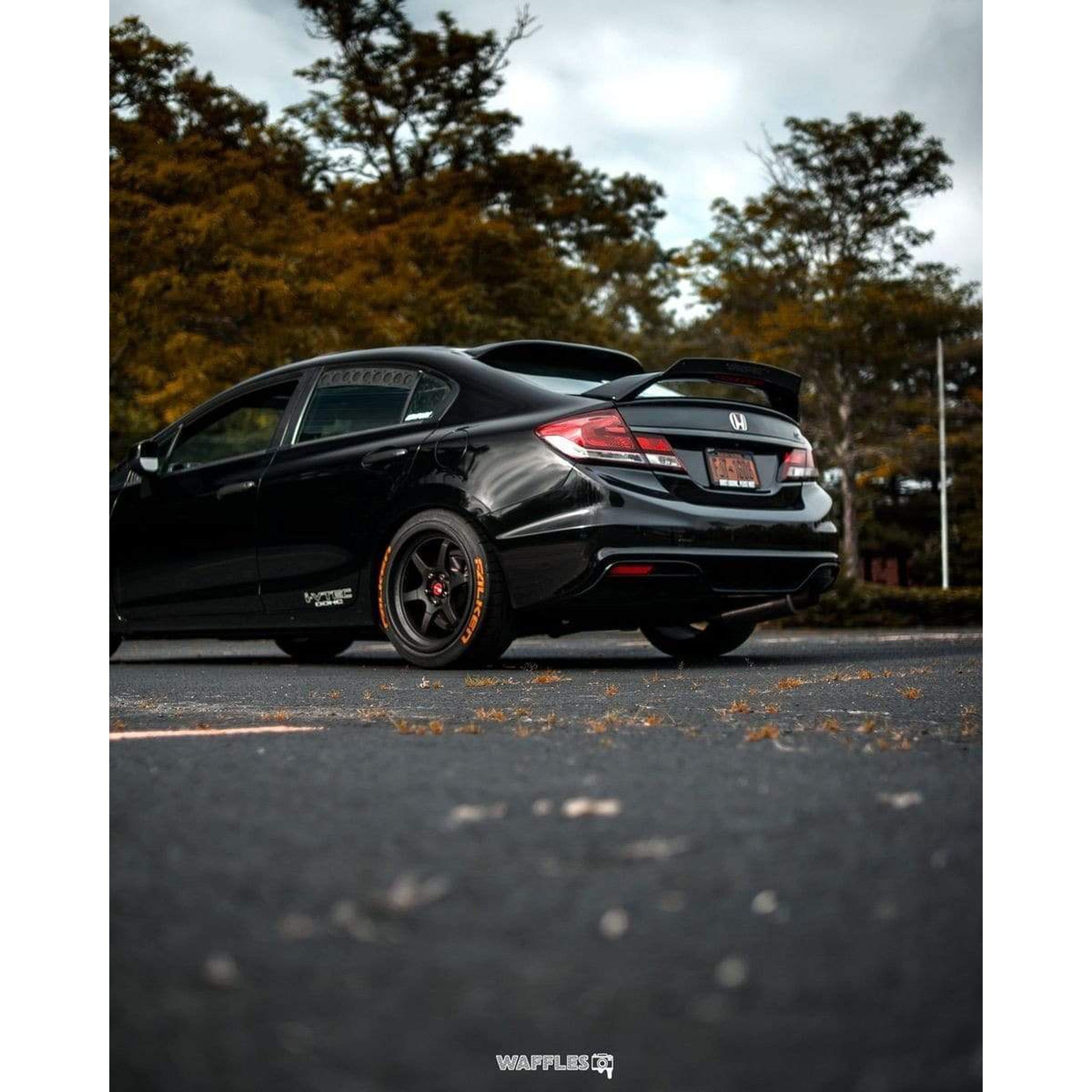 Visual Autowerks Rear Window Vents Honda Civic 2012-2015