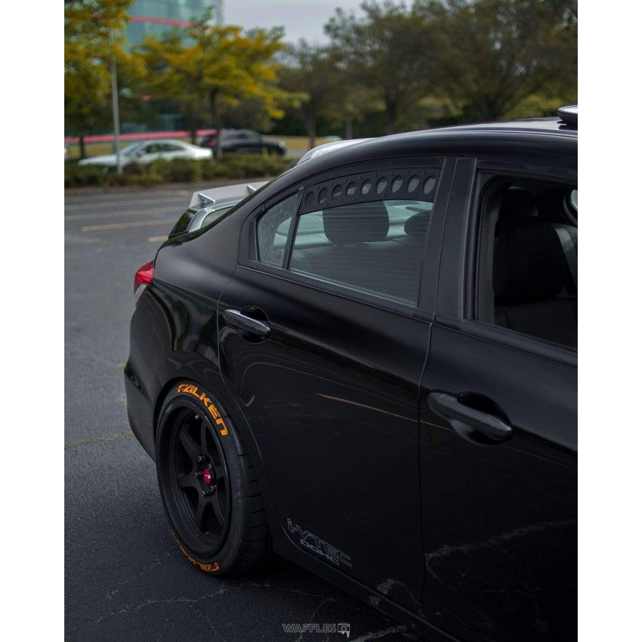 Visual Autowerks Rear Window Vents Honda Civic 2012-2015