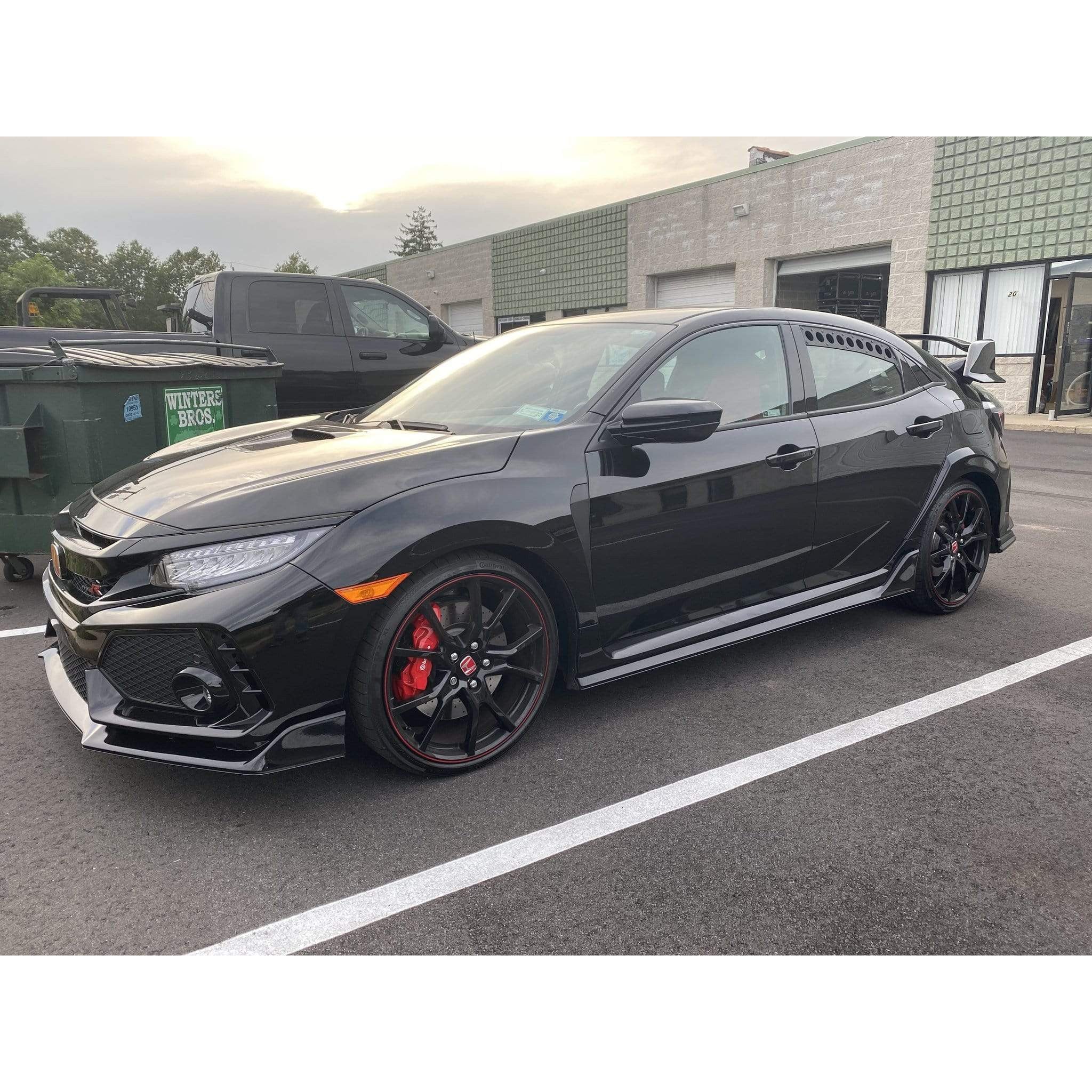 Visual Autowerks Rear Window Vents Honda Civic Hatchback 2016-2020 / Type R Hatchback 2017-2020