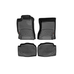 WeatherTech DigitalFit Black Floor Mats Front and Rear Subaru Forester 2003-2008 | 441281-440972