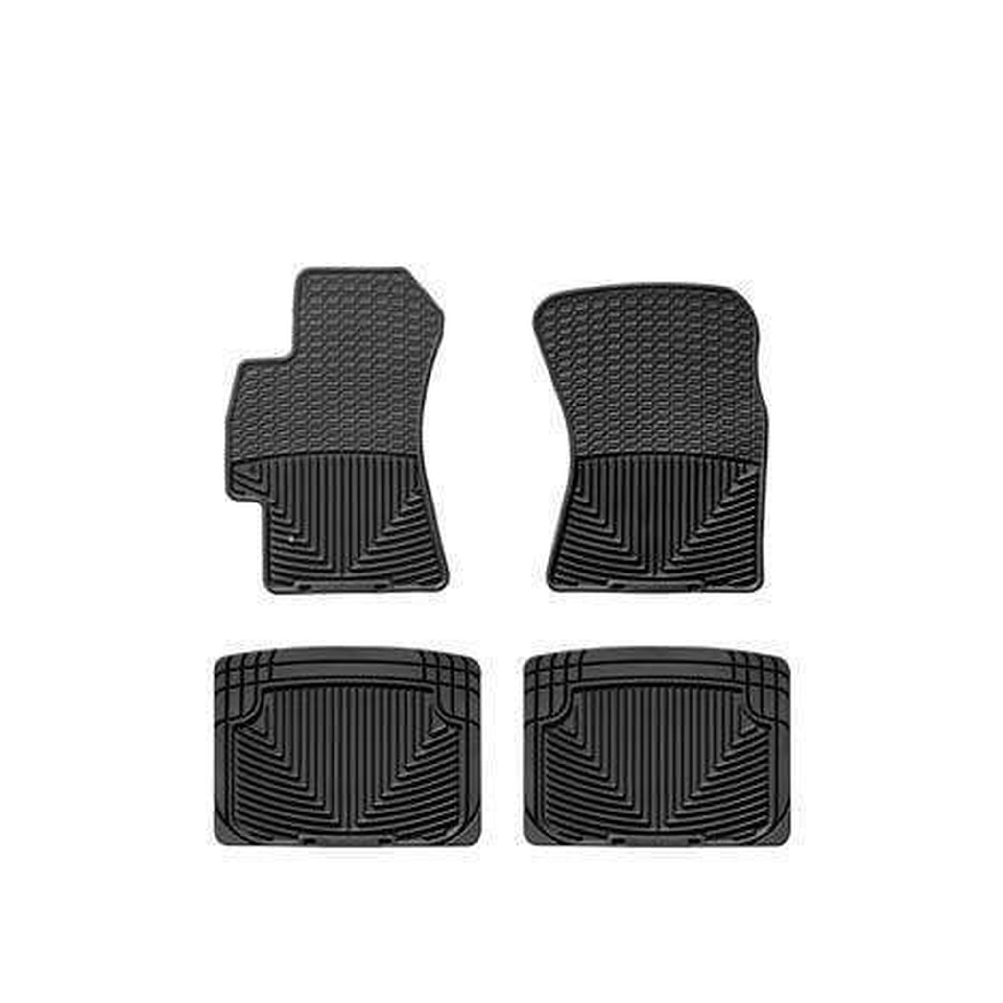 WeatherTech Front & Rear Floor Mats All-Weather Black Impreza / WRX / STI 1993-2014 / Legacy / GT / Outback / XT 2005-2009