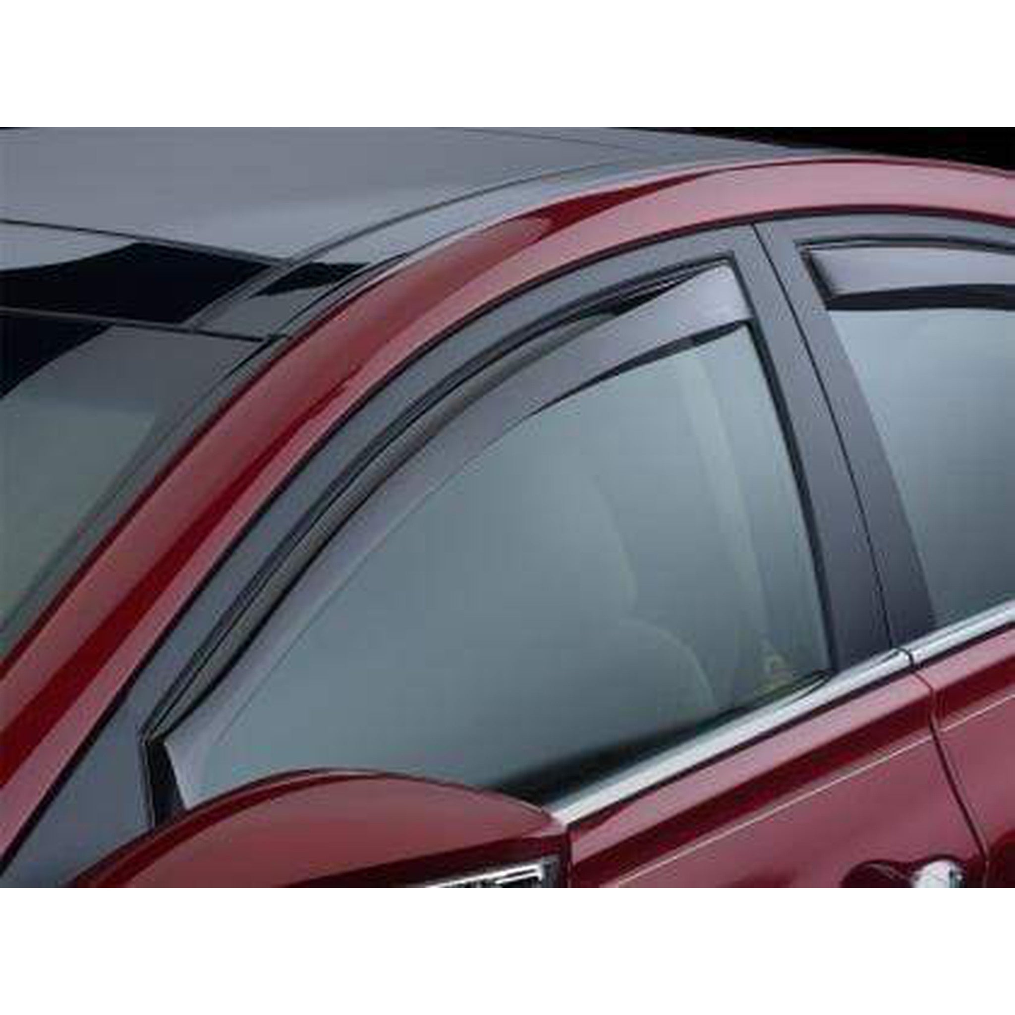 WeatherTech Front Side Window Deflectors Dark Smoke WRX / STI 2015-2021