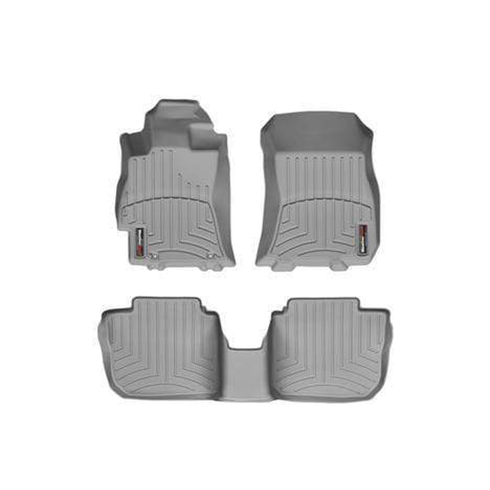 WeatherTech Front and Rear Floor Mats DigitalFit Grey Subaru Subaru Legacy / GT / Outback / XT - 2010-2014