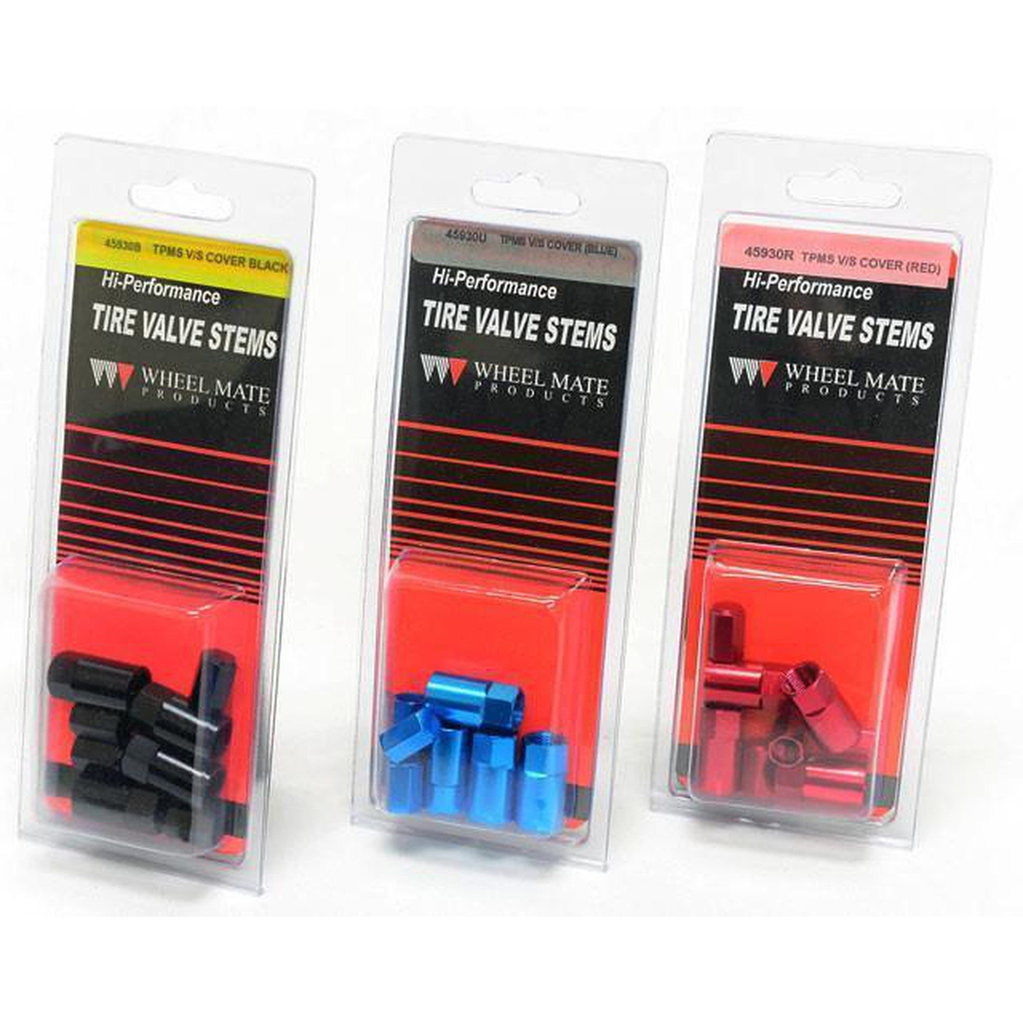 Wheel Mate Red Aluminum TPMS Valve Stem Cover | 45930R
