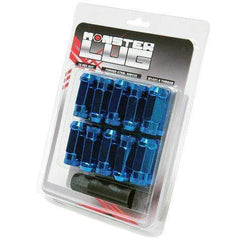 Wheel Mate Monster Open End Lug Nut Set of 20 Blue 14x1.50 | 33006U