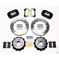 Wilwood Dynapro Radial Rear Black Slotted Big Brake Brake Kit 2003-2007 Infiniti G35 / 2008-2012 G37 / 2003-2009 Nissan 350Z / 2009-2013 370Z