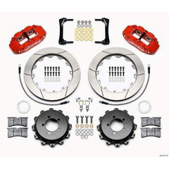 Wilwood FNSL4R Rear Red Slotted Big Brake Kit Scion FR-S 2013-2016 / Subaru BRZ 2013-2020