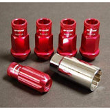 Work Wheels RS-R Lug Nuts M12x1.25 Red Open End