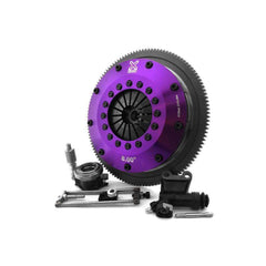 XClutch Clutch Kit 8in Twin Sprung Ceramic Clutch Discs w/ Flywheel Subaru STI 2004-2021