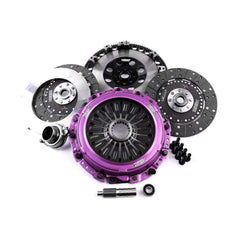 XClutch Clutch Kit Twin Solid Organic Clutch Discs w/ Flywheel Subaru STI 2004-2021