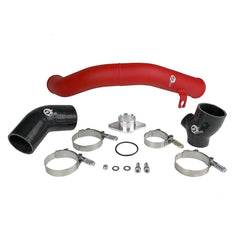 aFe BladeRunner Hot Side Charge Pipe Red Subaru WRX 2015-2021 | 46-20378-R