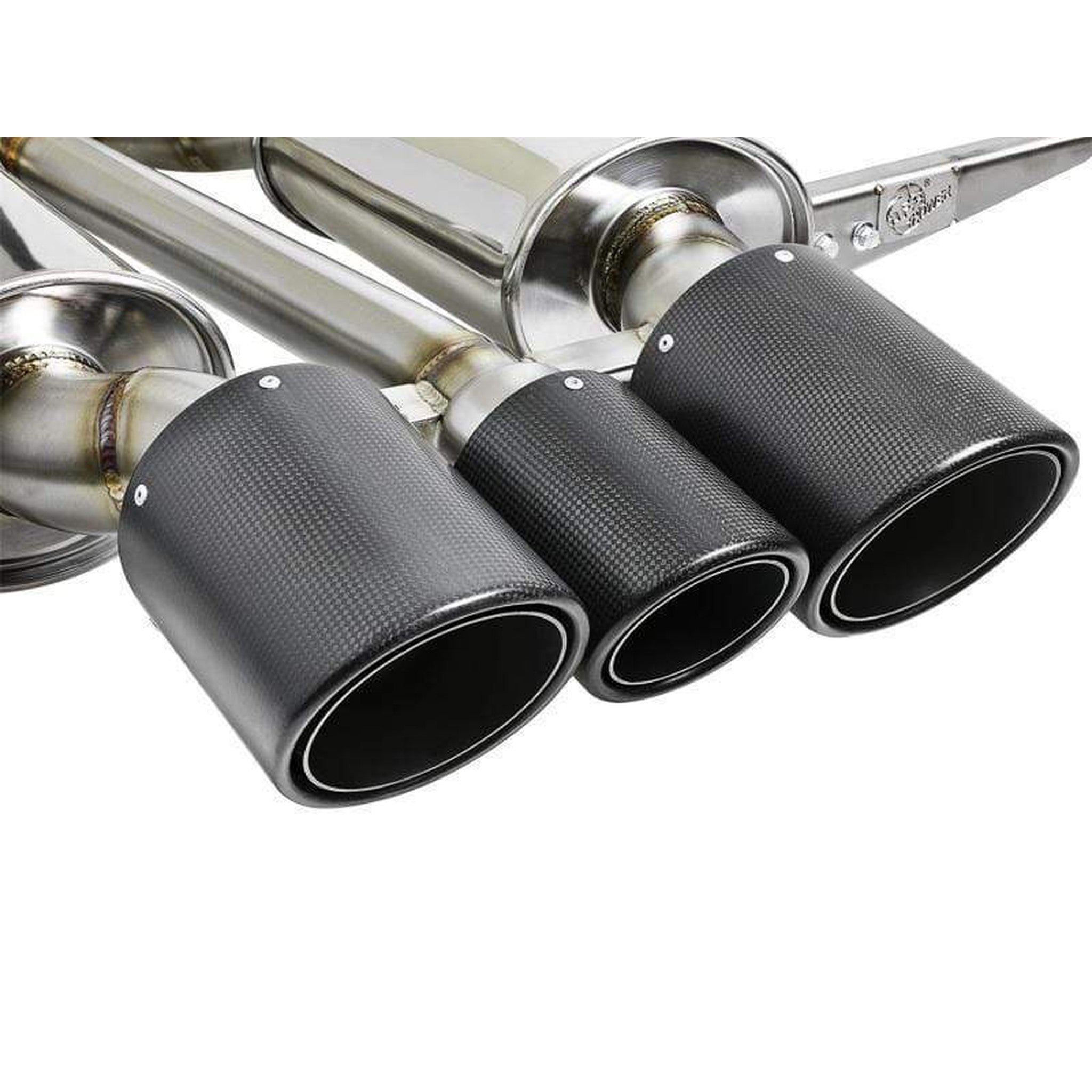 aFe POWER Takeda 304SS Dual Cat Back Exhaust w/CF Tips Honda Civic Type R 2017-2021 | 49-36616-C
