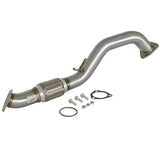 aFe Power Elite Twisted Steel 2.5in Rear Down Pipe Honda Civic 1.5L T 2016-2020 / Civic SI 2017-2020 | 48-36605
