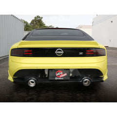 aFe Takeda 2.5inch Stainless Steel Carbon Fiber Tips Cat Back Exhaust Nissan Z 2023 | 49-36138-C