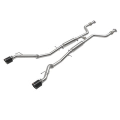 aFe Takeda 2.5inch Stainless Steel Carbon Fiber Tips Cat Back Exhaust Nissan Z 2023 | 49-36138-C