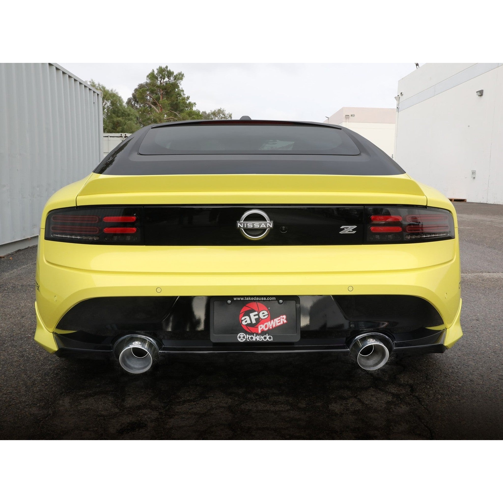 aFe Takeda 2.5inch Stainless Steel Polished Tips Cat Back Exhaust Nissan Z 2023 | 49-36138-P