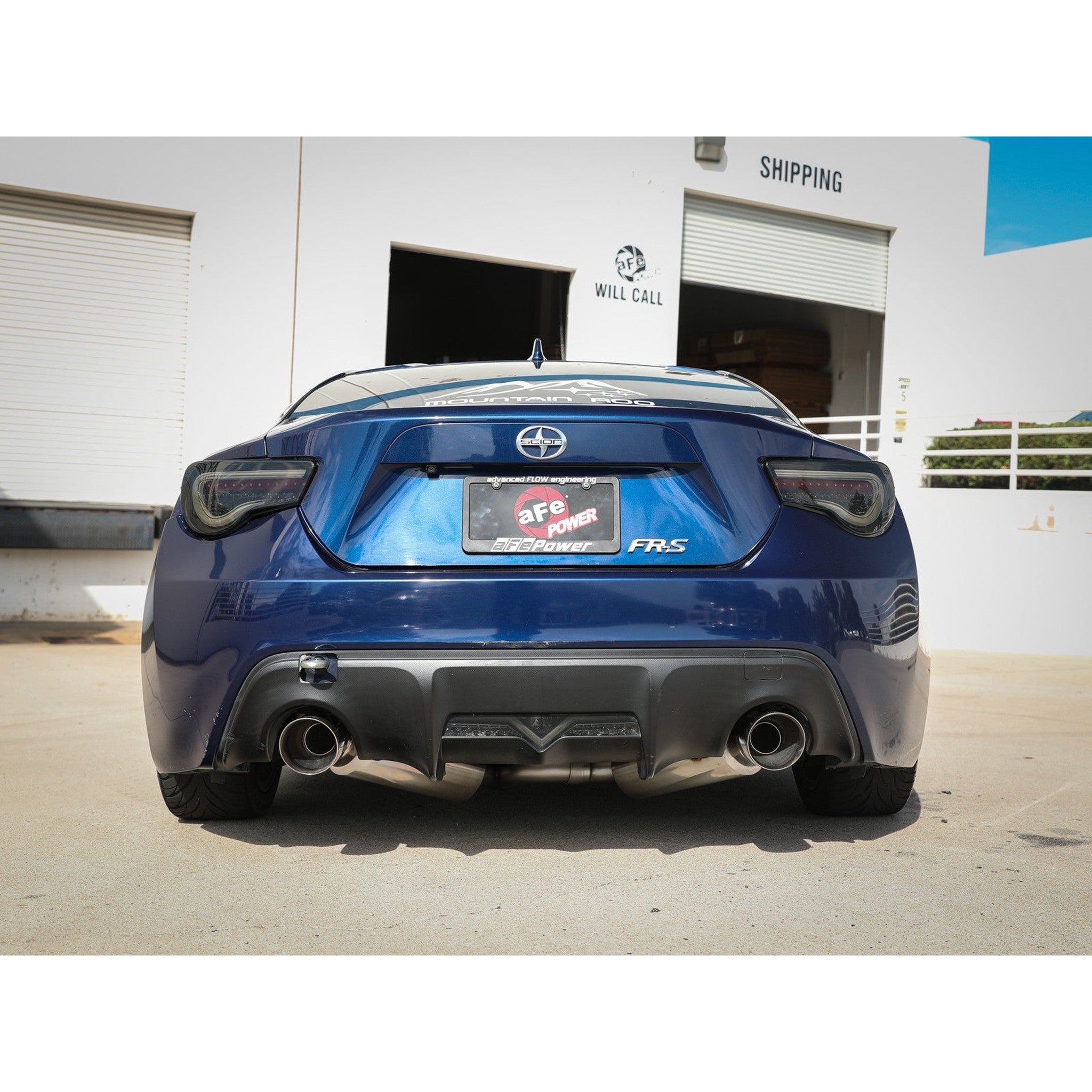 aFe Takeda Cat Back Exhaust w/ Black Tips Scion FR-S / Toyota 86 / Subaru BRZ 2013-2020 | 49-36023-B