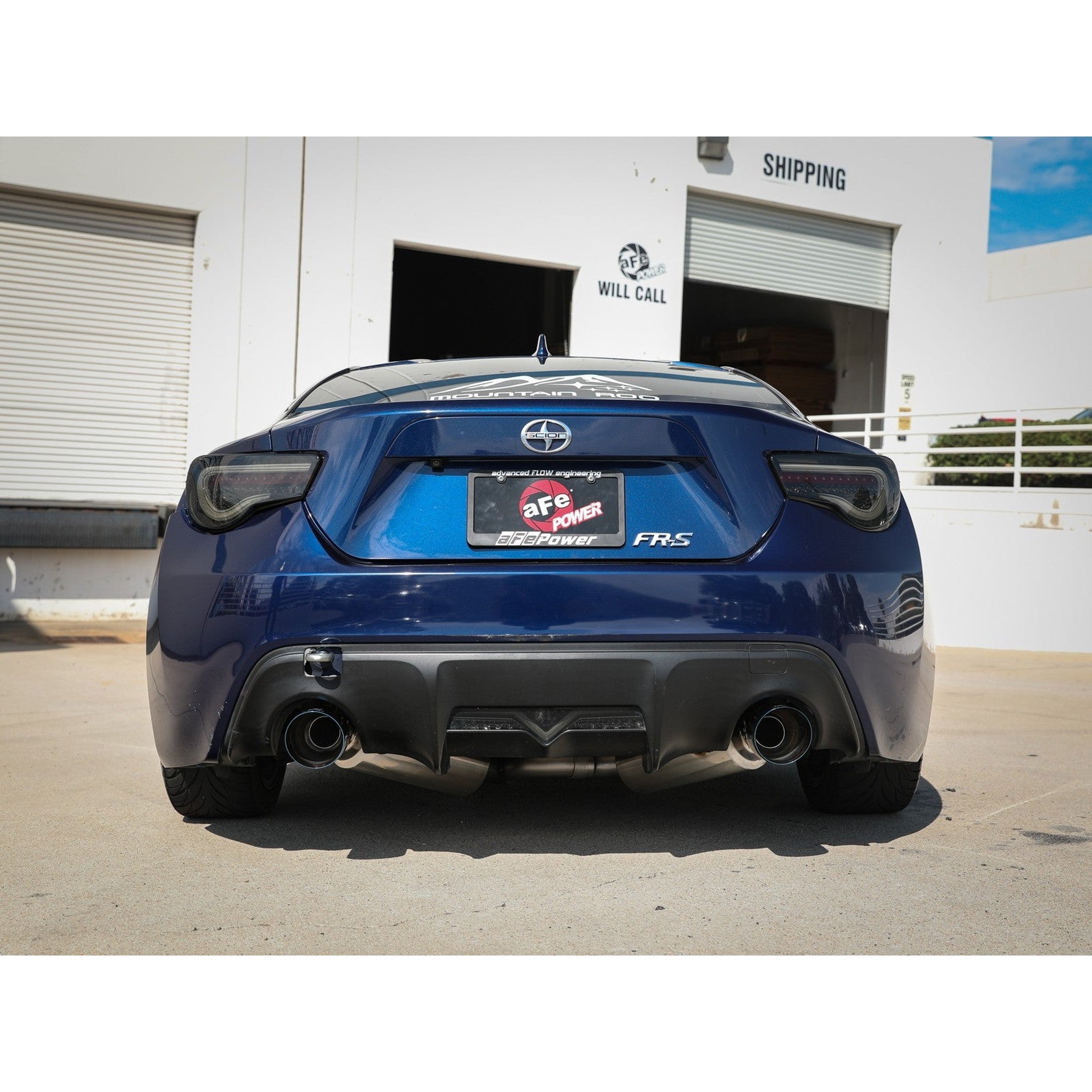 aFe Takeda Cat Back Exhaust w/ Burnt Blue Tips Scion FR-S / Toyota 86 / Subaru BRZ 2013-2020 | 49-36023-L