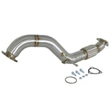 aFe Twisted Steel 3in Rear Down-Pipe/Mid Pipe Honda Civic Type R 2017-2020 | 49-36617