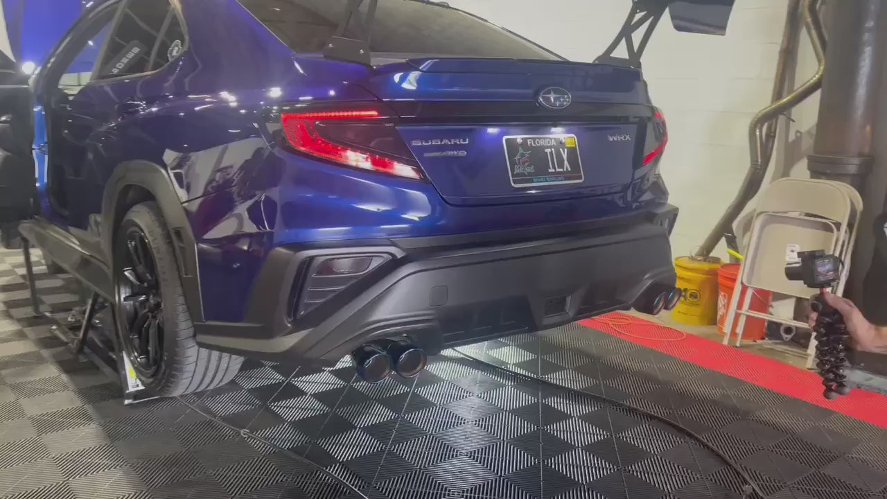 ETS Catback Exhaust Non-Resonated Blue Tips Subaru WRX 2022-2026 | 200-60-EXH-008