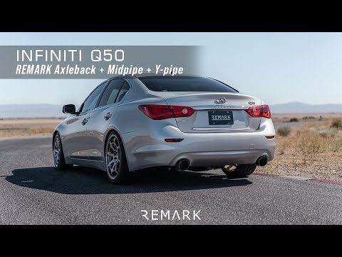 Remark Mid Pipe Resonated Infiniti Q50 RWD 2014-2023 | RO-CPQ5-C