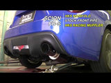 HKS Hi-Power Single Cat Back Exhaust Subaru BRZ / Scion FR-S / Toyota 86 2013-2022 | 32016-BT002