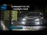 SubiSpeed "Euro" Sidemarker DRL / Sequential Full LED Headlights Subaru WRX 15-21 / STI 15-17