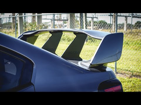Noble OE STI Style Spoiler (Lightning Red) - 15-21 WRX / STI
